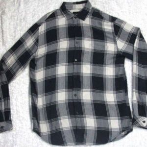 SOLD Rails Free People Blue and White plaid shirt